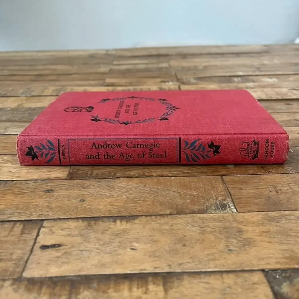 Vintage Andrew Carnegie and the Age of Steel Hardcover Book 1958